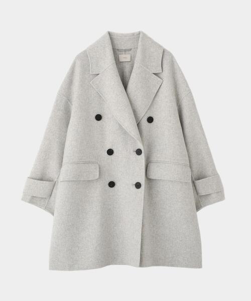 LE PHIL ルフィル ソフトウール リバーコート ◇ソフトウールリバーコート（ノーカラーコート）｜LE PHIL（ルフィル