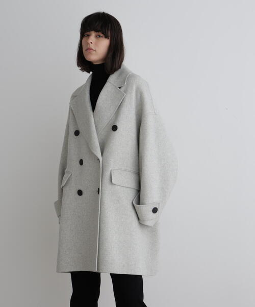 LE PHIL ルフィル　ソフトウール　ビーバー　フーデッドコート　グレー ソフトウールリバーフーディー（マウンテンパーカー）｜LE PHIL