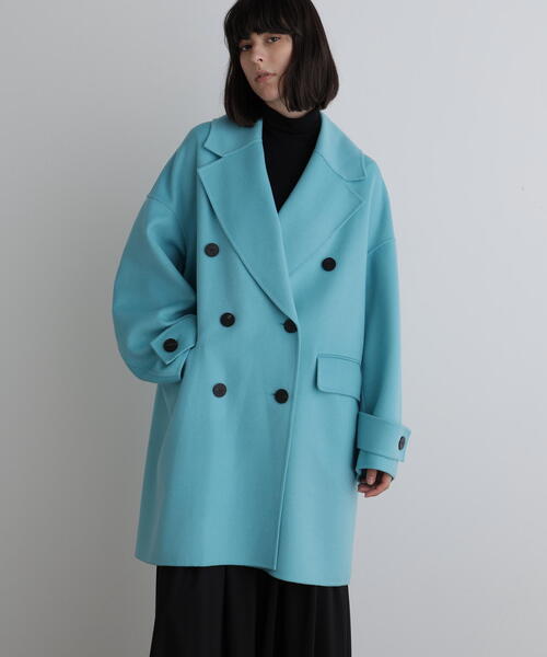 ◇ソフトウールリバーオーバーPコート（ピーコート）｜LE PHIL