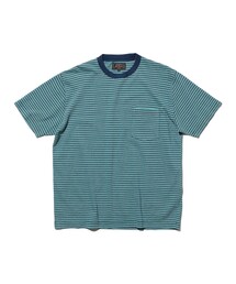 Pocket Tee Indigo Stripe