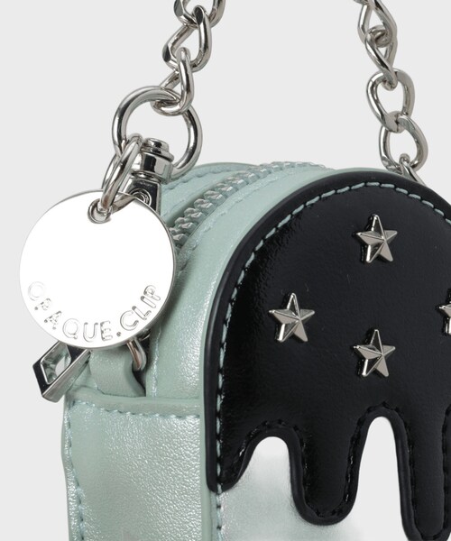 OPAQUE.CLIP（オペークドットクリップ）の「トロピカルメタリックバッグチャーム（チャーム・レディース・アイボリー系/ライトグリーン系/イエロー/ブラック・00）」の11枚目の写真