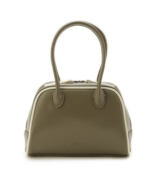 emmi（エミ）の「フェイクレザーパイピングミニボストンバッグ（ボストンバッグ・レディース・ネイビー/オリーブ/ブルー・F）」の6枚目の写真