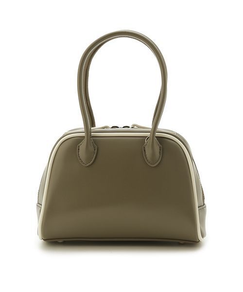 emmi（エミ）の「フェイクレザーパイピングミニボストンバッグ（ボストンバッグ・レディース・ネイビー/オリーブ/ブルー・F）」の7枚目の写真