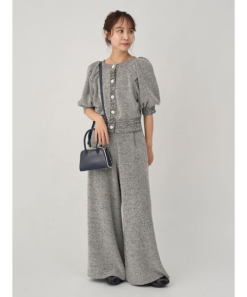 emmi（エミ）の「フェイクレザーパイピングミニボストンバッグ（ボストンバッグ・レディース・ネイビー/オリーブ/ブルー・F）」の18枚目の写真