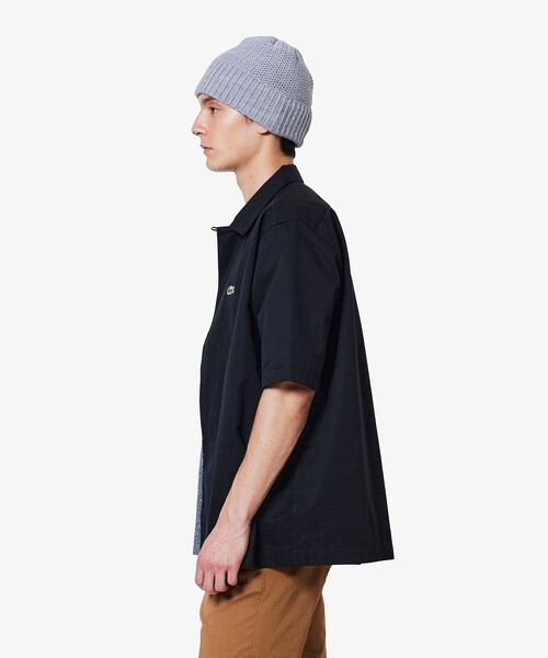 LACOSTE(ラコステ)の「シルクブレンドオープンカラーシャツ(シャツ/ブラウス・メンズ・チャコールグレー/ブラック/オフホワイト・40/39/38/41)」の22枚目の写真
