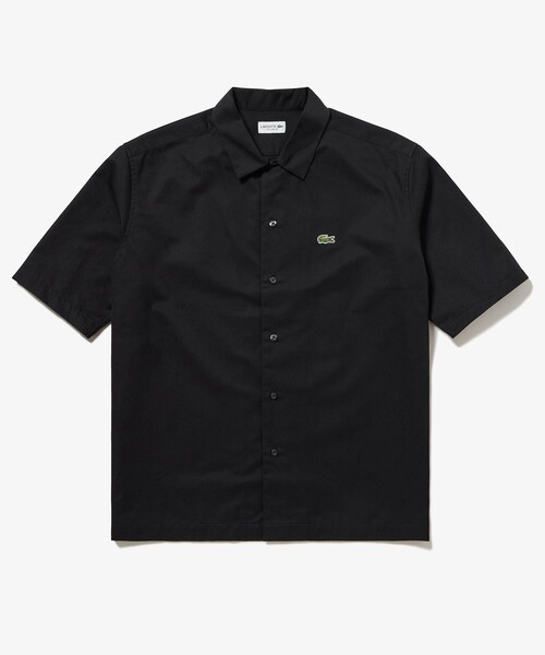 LACOSTE(ラコステ)の「シルクブレンドオープンカラーシャツ(シャツ/ブラウス・メンズ・チャコールグレー/ブラック/オフホワイト・40/39/38/41)」の20枚目の写真