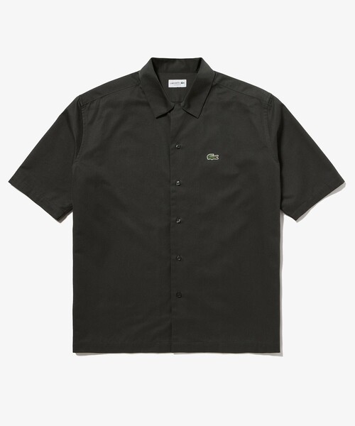LACOSTE(ラコステ)の「シルクブレンドオープンカラーシャツ(シャツ/ブラウス・メンズ・チャコールグレー/ブラック/オフホワイト・40/39/38/41)」の15枚目の写真