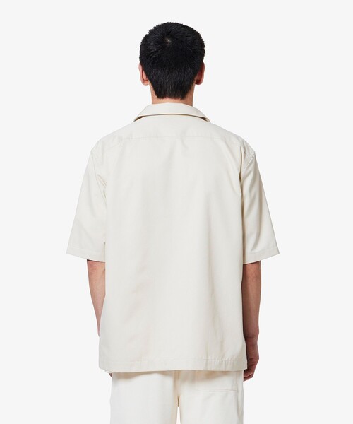 LACOSTE(ラコステ)の「シルクブレンドオープンカラーシャツ(シャツ/ブラウス・メンズ・チャコールグレー/ブラック/オフホワイト・40/39/38/41)」の12枚目の写真
