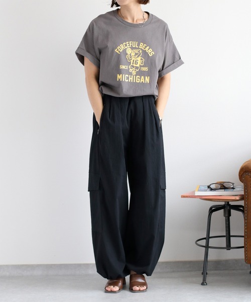 cepo（セポ）の「〈2way〉ドロストイージーカーゴパンツ（カーゴパンツ・レディース・ブラウン/オリーブ/ブラック・M）」の2枚目の写真