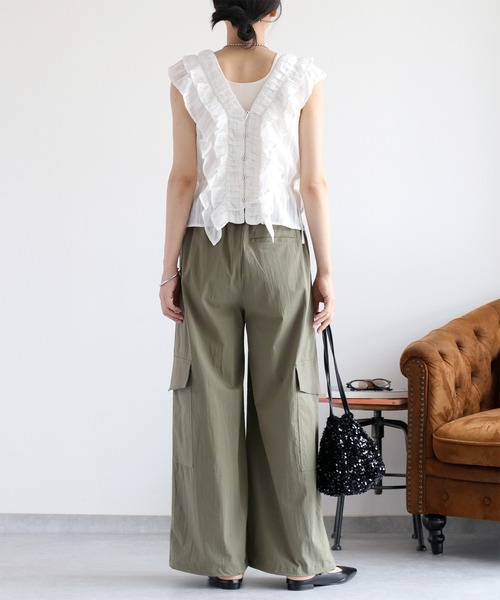 cepo（セポ）の「〈2way〉ドロストイージーカーゴパンツ（カーゴパンツ・レディース・ブラウン/オリーブ/ブラック・M）」の7枚目の写真