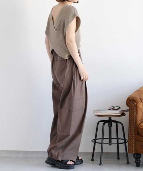 cepo（セポ）の「〈2way〉ドロストイージーカーゴパンツ（カーゴパンツ・レディース・ブラウン/オリーブ/ブラック・M）」の17枚目の写真