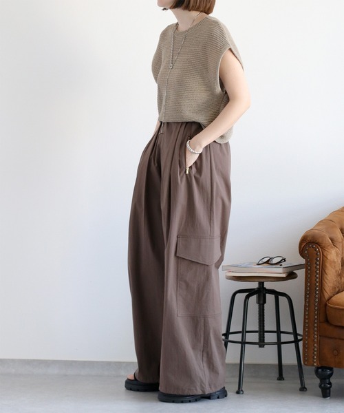 cepo（セポ）の「〈2way〉ドロストイージーカーゴパンツ（カーゴパンツ・レディース・ブラウン/オリーブ/ブラック・M）」の16枚目の写真