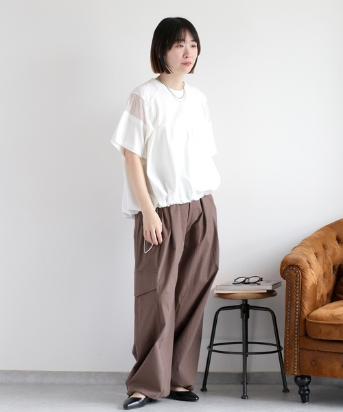 cepo（セポ）の「〈2way〉ドロストイージーカーゴパンツ（カーゴパンツ・レディース・ブラウン/オリーブ/ブラック・M）」の21枚目の写真