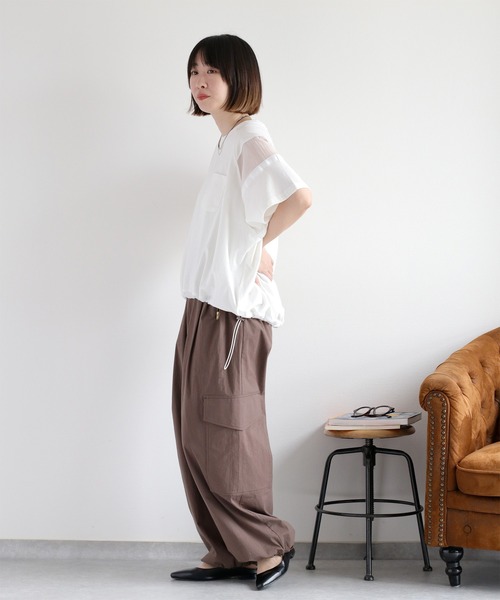 cepo（セポ）の「〈2way〉ドロストイージーカーゴパンツ（カーゴパンツ・レディース・ブラウン/オリーブ/ブラック・M）」の20枚目の写真