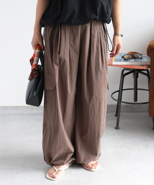 cepo（セポ）の「〈2way〉ドロストイージーカーゴパンツ（カーゴパンツ・レディース・ブラウン/オリーブ/ブラック・M）」の12枚目の写真