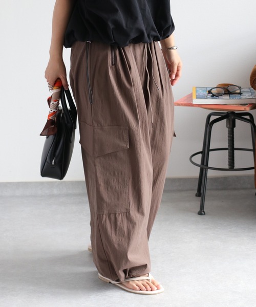 cepo（セポ）の「〈2way〉ドロストイージーカーゴパンツ（カーゴパンツ・レディース・ブラウン/オリーブ/ブラック・M）」の11枚目の写真