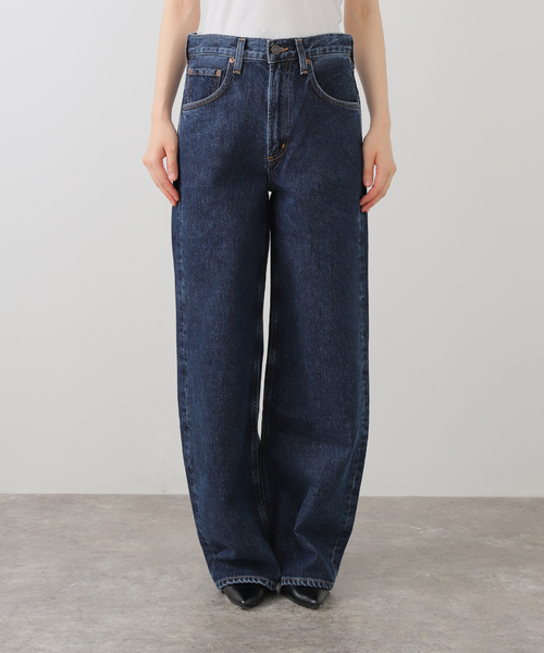 AGOLDE（エーゴールドイー）の「AGOLDE/エーゴールドイー LOW CURVE JEAN（デニムパンツ・レディース・ネイビー・24/25/26/27）」の10枚目の写真