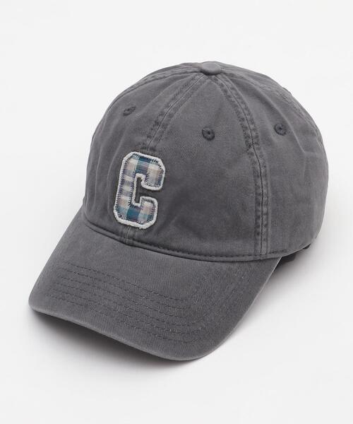 WEGO（ウィゴー）の「WEGO/チェックロゴワンポイントキャップ（キャップ・レディース・ライトピンク/ワイン/アイボリー/ブラック/ライトグレー/ブルー系その他・FREE）」の4枚目の写真