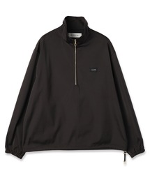 CULLNI(Nj)Double Satin Half Zip Embroidery Patch Pullover(̑gbvX)