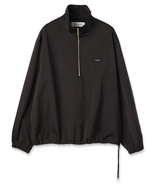 トップス CULLNI CULLNI（クルニ）の「Double Satin Half Zip Embroidery Patch