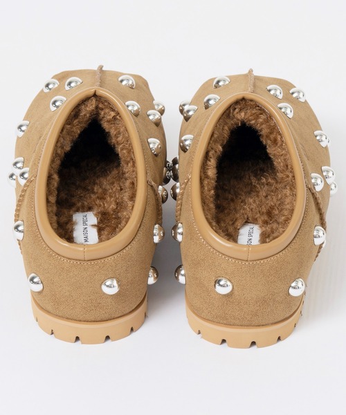 Studs Mouton Sabot Shoes/スタッズムートンサボ（ブーツ）｜MAISON