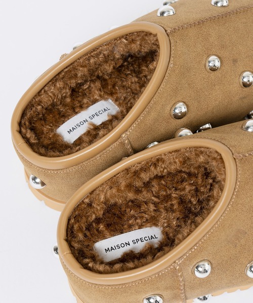 Studs Mouton Sabot Shoes/スタッズムートンサボ（ブーツ）｜MAISON