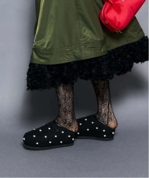 Studs Mouton Sabot Shoes/スタッズムートンサボ（ブーツ）｜MAISON