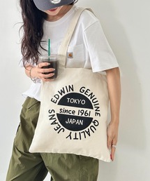 EDWIN（エドウィン）の「EDWIN/エドウィン コットンライク プリント トートバッグ/A3サイズ対応（トートバッグ）」