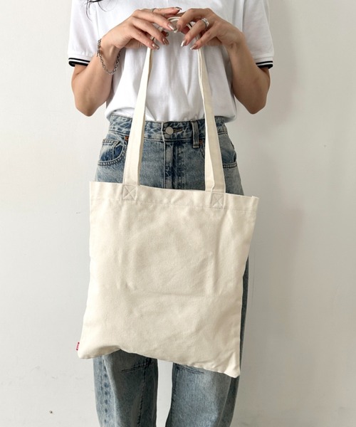 EDWIN（エドウィン）の「EDWIN/エドウィン コットンライク プリント トートバッグ/A3サイズ対応（トートバッグ・メンズ・ホワイト系その他/ホワイト系その他3/オフホワイト/ホワイト系その他2・FREE）」の17枚目の写真