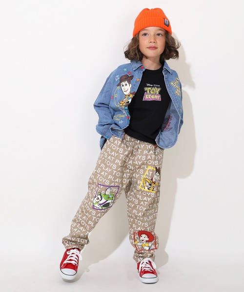 Disney（ディズニー）の「親子お揃い ディズニー トイ・ストーリー キャラクター刺繍 シャツ 0732K（シャツ/ブラウス・キッズ・ライトインディゴブルー・90cm/110cm/100cm/120cm/130cm/140cm/150cm）」の4枚目の写真