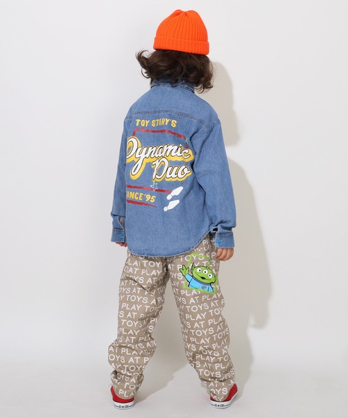 Disney（ディズニー）の「親子お揃い ディズニー トイ・ストーリー キャラクター刺繍 シャツ 0732K（シャツ/ブラウス・キッズ・ライトインディゴブルー・90cm/110cm/100cm/120cm/130cm/140cm/150cm）」の7枚目の写真