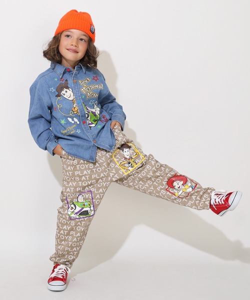 Disney（ディズニー）の「親子お揃い ディズニー トイ・ストーリー キャラクター刺繍 シャツ 0732K（シャツ/ブラウス・キッズ・ライトインディゴブルー・90cm/110cm/100cm/120cm/130cm/140cm/150cm）」の6枚目の写真