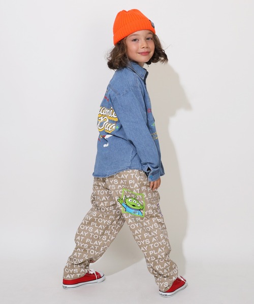 Disney（ディズニー）の「親子お揃い ディズニー トイ・ストーリー キャラクター刺繍 シャツ 0732K（シャツ/ブラウス・キッズ・ライトインディゴブルー・90cm/110cm/100cm/120cm/130cm/140cm/150cm）」の5枚目の写真