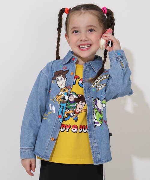 Disney（ディズニー）の「親子お揃い ディズニー トイ・ストーリー キャラクター刺繍 シャツ 0732K（シャツ/ブラウス・キッズ・ライトインディゴブルー・90cm/110cm/100cm/120cm/130cm/140cm/150cm）」の12枚目の写真