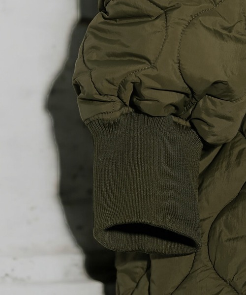 antiqua（アンティカ）の「ビッグファスナー ボア ロングコート（その他アウター・レディース・カーキ/ブラック・ONESIZE）」の15枚目の写真