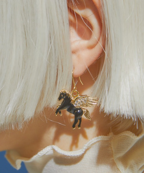 ペガサスピアス（ピアス（両耳用））｜manana suerte（マニャーナ