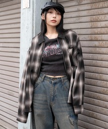 WEGO | WEGO/【25年秋冬新作】オンブレチェックシャツジャケット(シャツ/ブラウス)