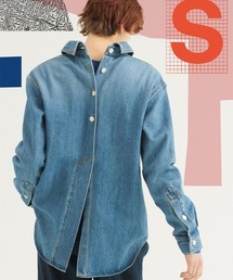 soduk | open front and back denim shirt(シャツ/ブラウス)