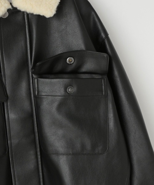 セール】レザーブルゾン 571634（ブルゾン）｜LOWRYS FARM（ローリーズ