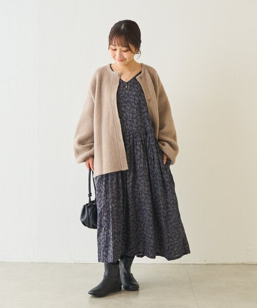 【Beardsley】ワンピース BEARDSLEY｜ドットギャザーワンピース | Rakuten Fashion(楽天