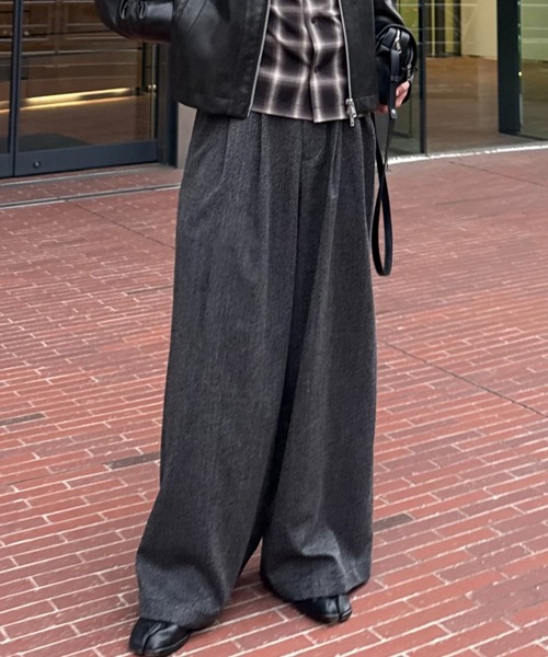 パンツ 3TUCK WIDE SLACKS 3tuck wide slacks | Katrin TOKYO