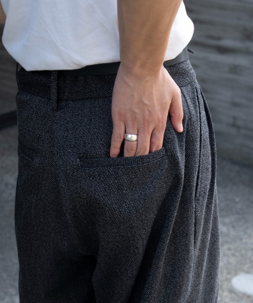 【新品未使用】SINSS 3-Tuck wide straight slacks 3-Tuck wide straight slacks / 3タックワイドストレート