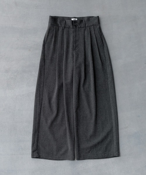 【新品未使用】SINSS 3-Tuck wide straight slacks 3-Tuck wide straight slacks / 3タックワイドストレートスラックス