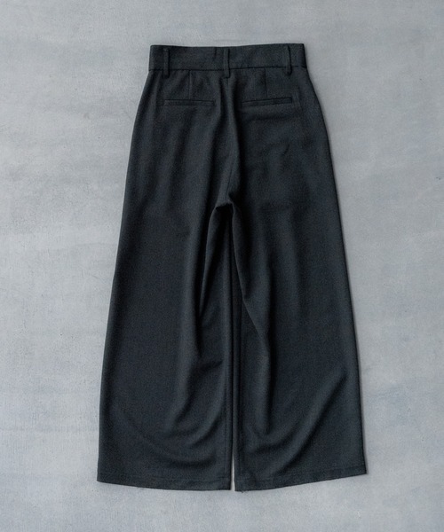 【新品未使用】SINSS 3-Tuck wide straight slacks SINSS スラックス 3-Tuck wide straight slacks / 3タックワイド