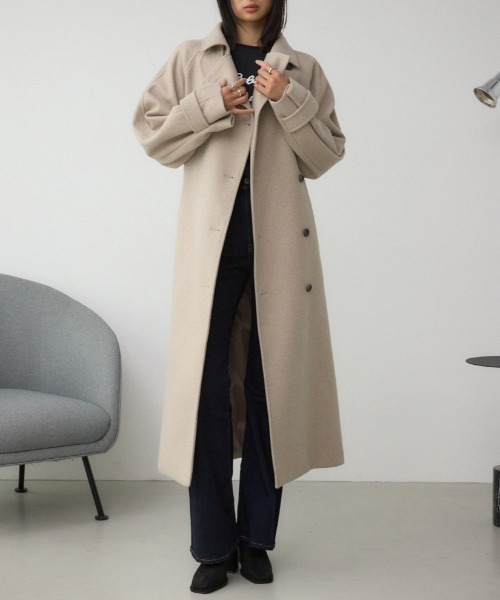 ✳︎大きいサイズ　23区　ボアチェスターコート　ロングコート　XLサイズ Heather コート チェスターコート ボアロングコート 986280