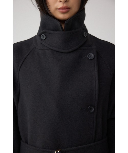 AZUL by moussy(アズールバイマウジー)の「B-HEAT2WAY ロングチェスターコート(チェスターコート・レディース・ブラック/杢グレー/ベージュ・SMALL/MEDIUM)」の10枚目の写真