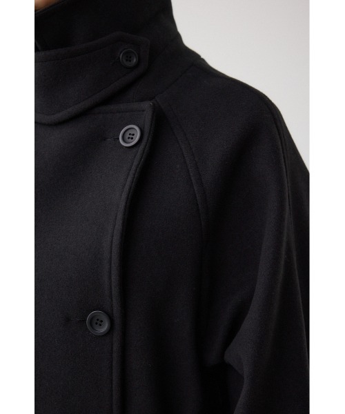 AZUL by moussy(アズールバイマウジー)の「B-HEAT2WAY ロングチェスターコート(チェスターコート・レディース・ブラック/杢グレー/ベージュ・SMALL/MEDIUM)」の12枚目の写真