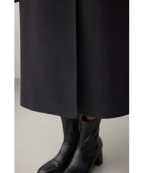 AZUL by moussy(アズールバイマウジー)の「B-HEAT2WAY ロングチェスターコート(チェスターコート・レディース・ブラック/杢グレー/ベージュ・SMALL/MEDIUM)」の16枚目の写真