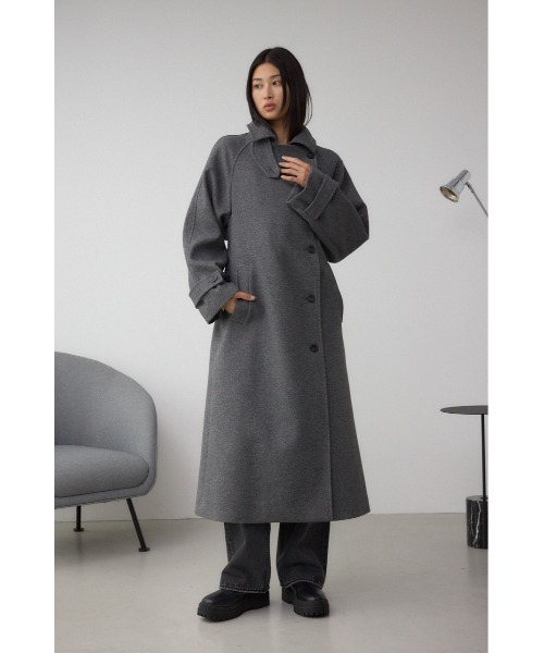 ohtoro コート　ロング　グレー osharewalker コート アウター レディース レディースアウター