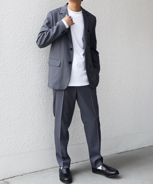 SHIPS any:〈洗濯機可能/抗ピリング〉ウールライク オールシーズン